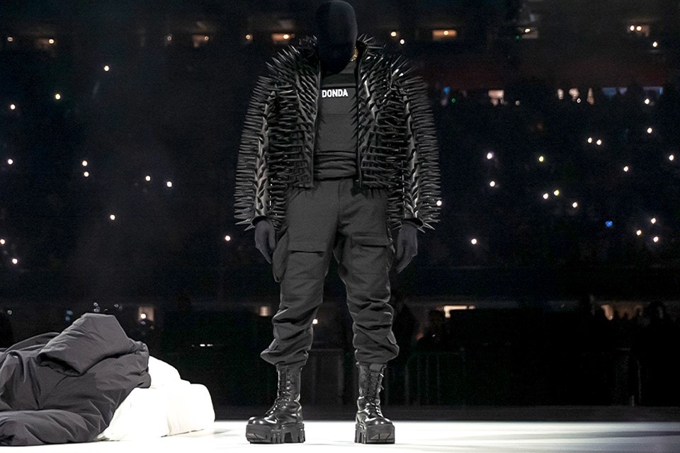 Kanye West DONDA Album Release Listening Party Balenciaga Outfit