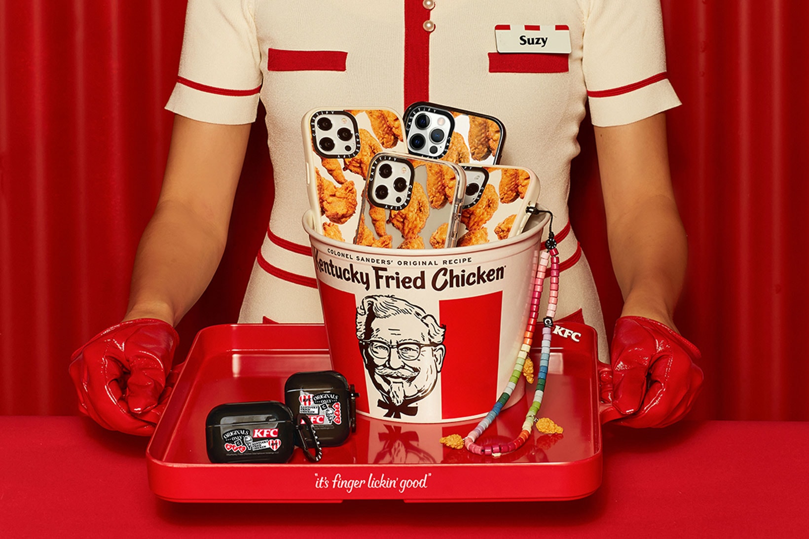 KFC Casetify Tech Accessories Collaboration Chicken Apple iPhone Case AIrPods