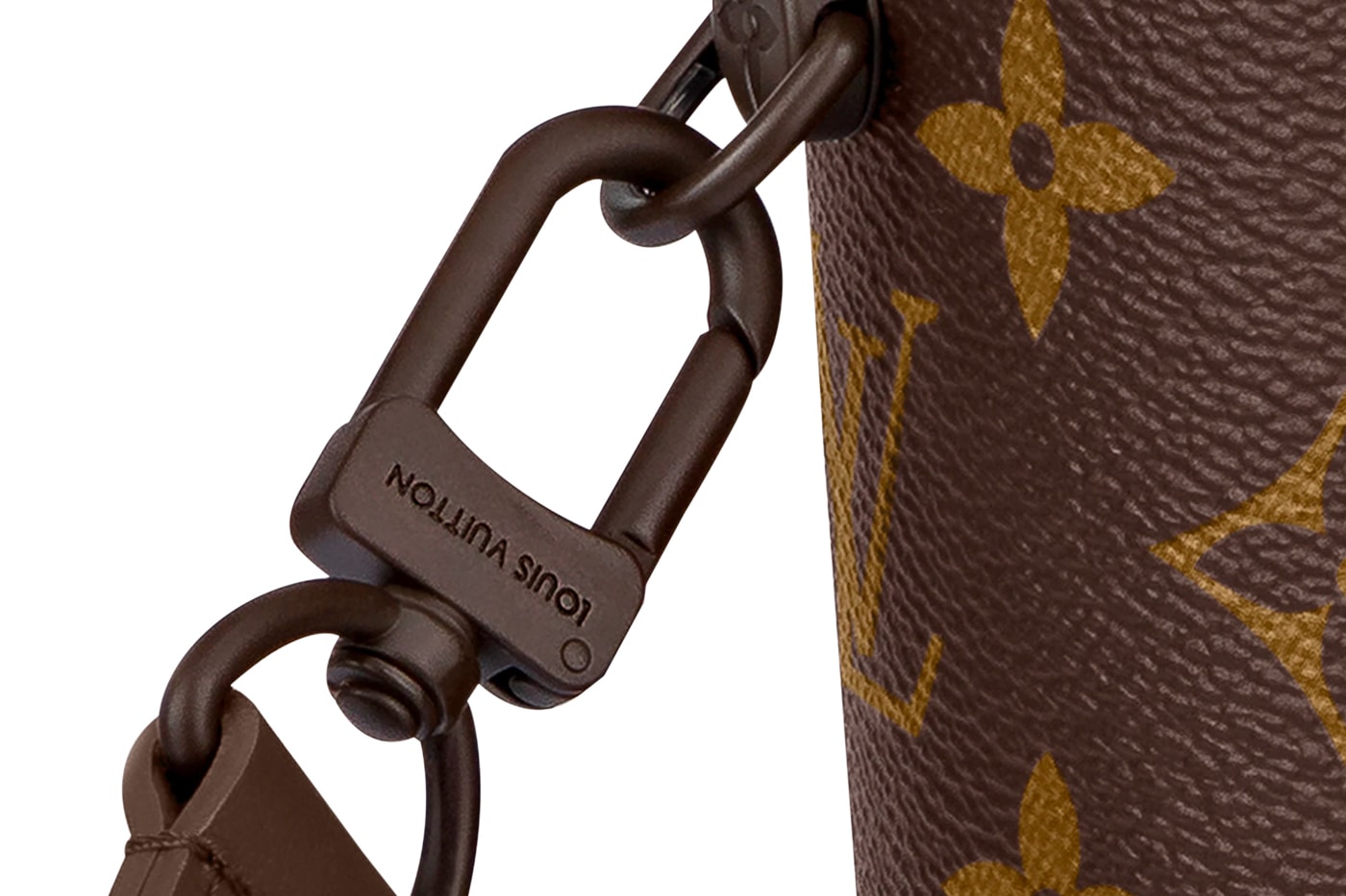 Louis Vuitton Coffe Cup Monogram Handbag Purse Clasp Details
