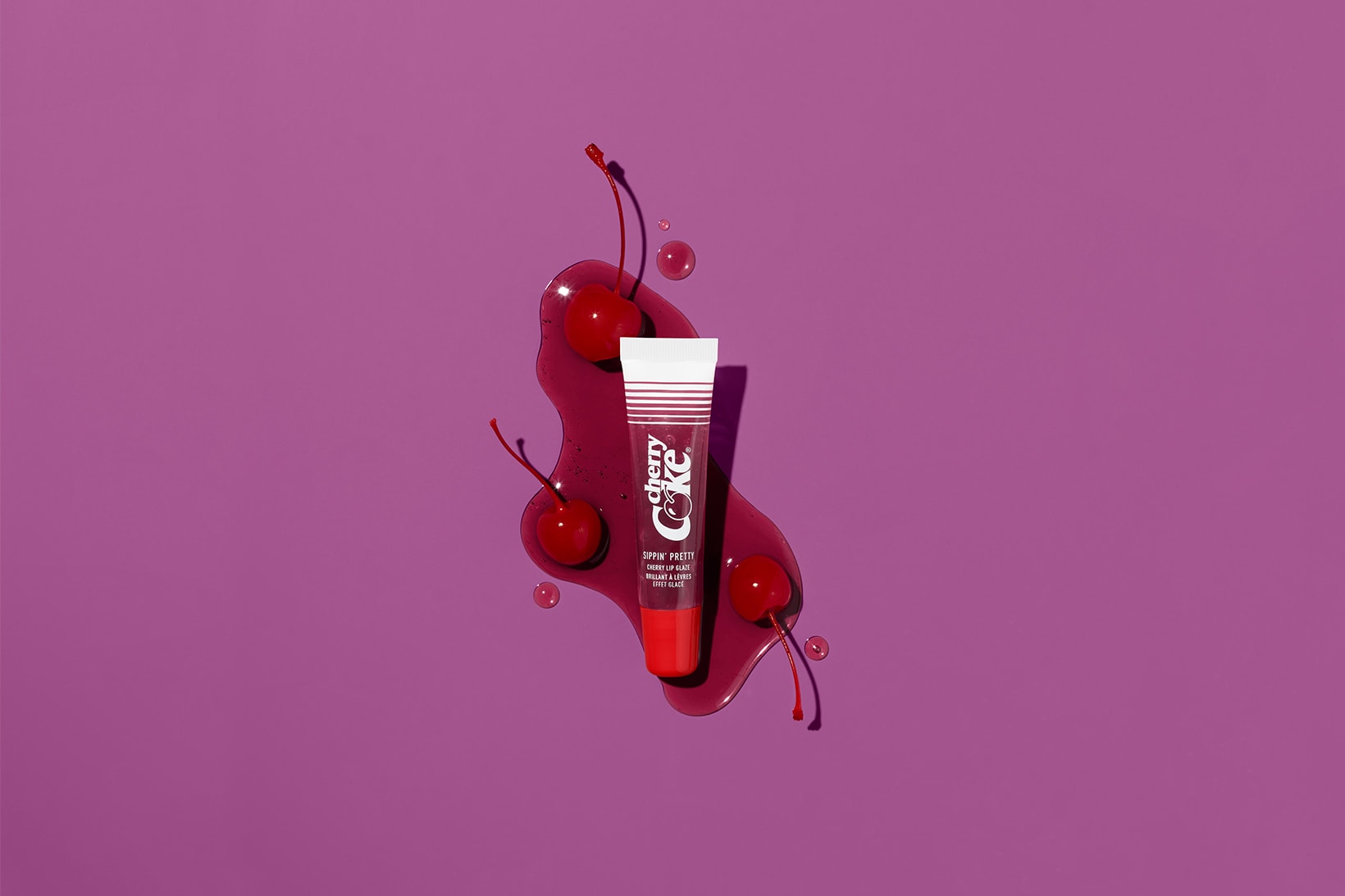 morphe coca cola makeup collaboration lip gloss