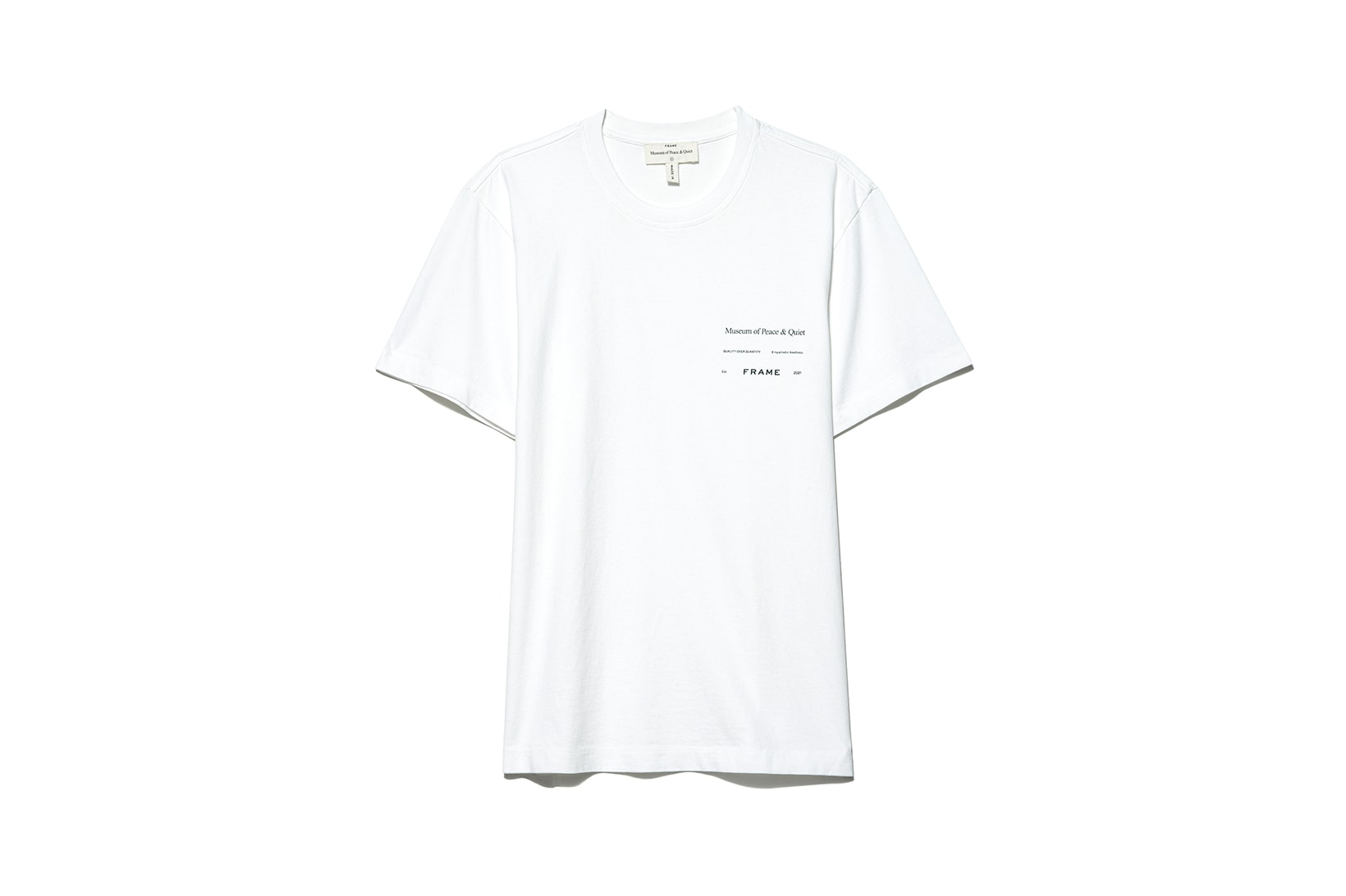 Museum of Peace and Quiet MOPQ Frame Fall Winter 2021 FW21 Collaboration Collection Tshirt Tee