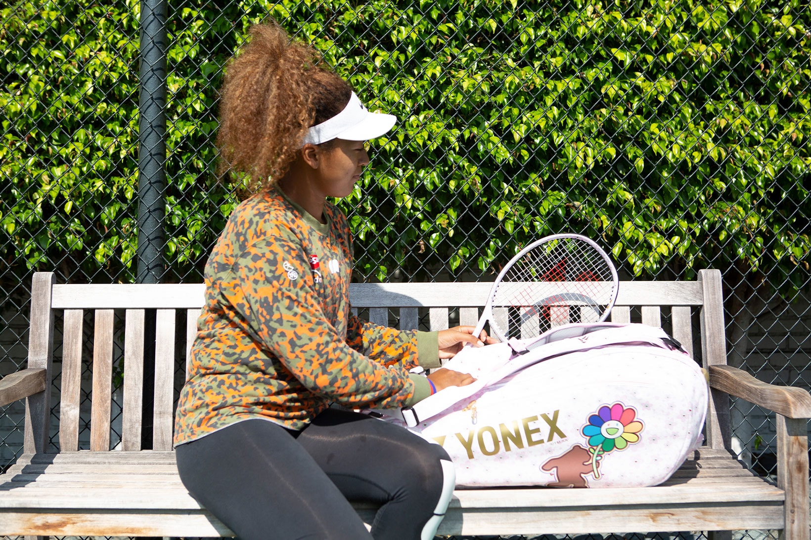 Naomi Osaka Takashi Murakami Yonex Tennis Racquet Cherry Blossom Bag