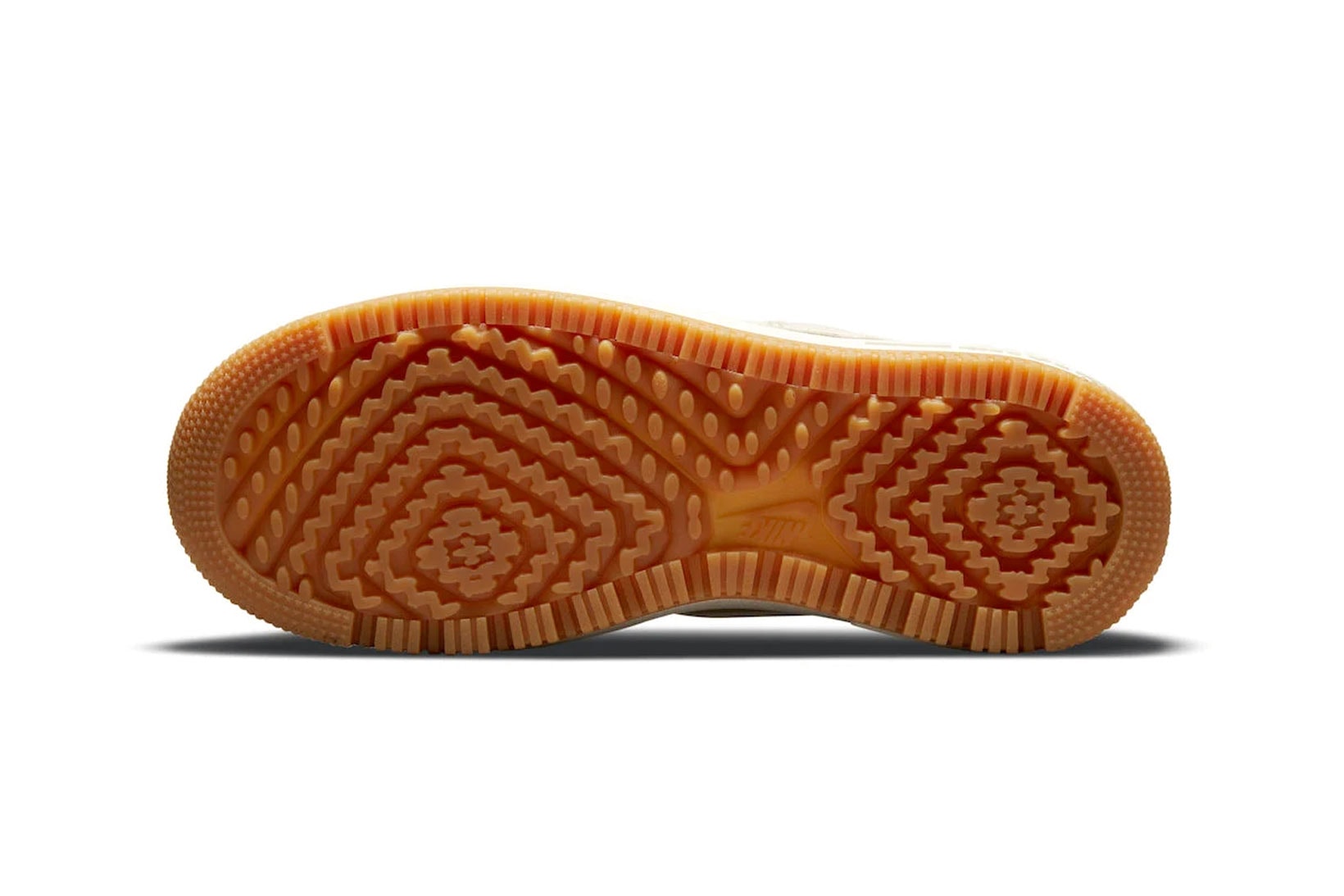 Nike Air Force 1 AF1 Luxe Pecan Gum Outsole Bottom