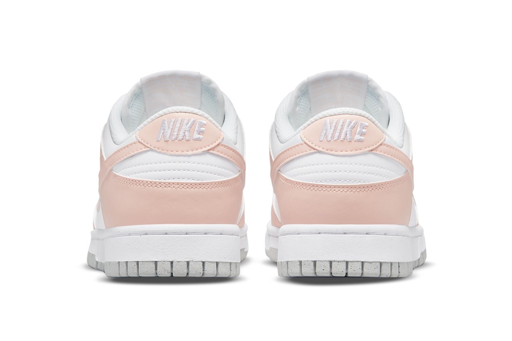 nike dunk low move to zero bubblegum pink white gray footwear shoes kicks heel