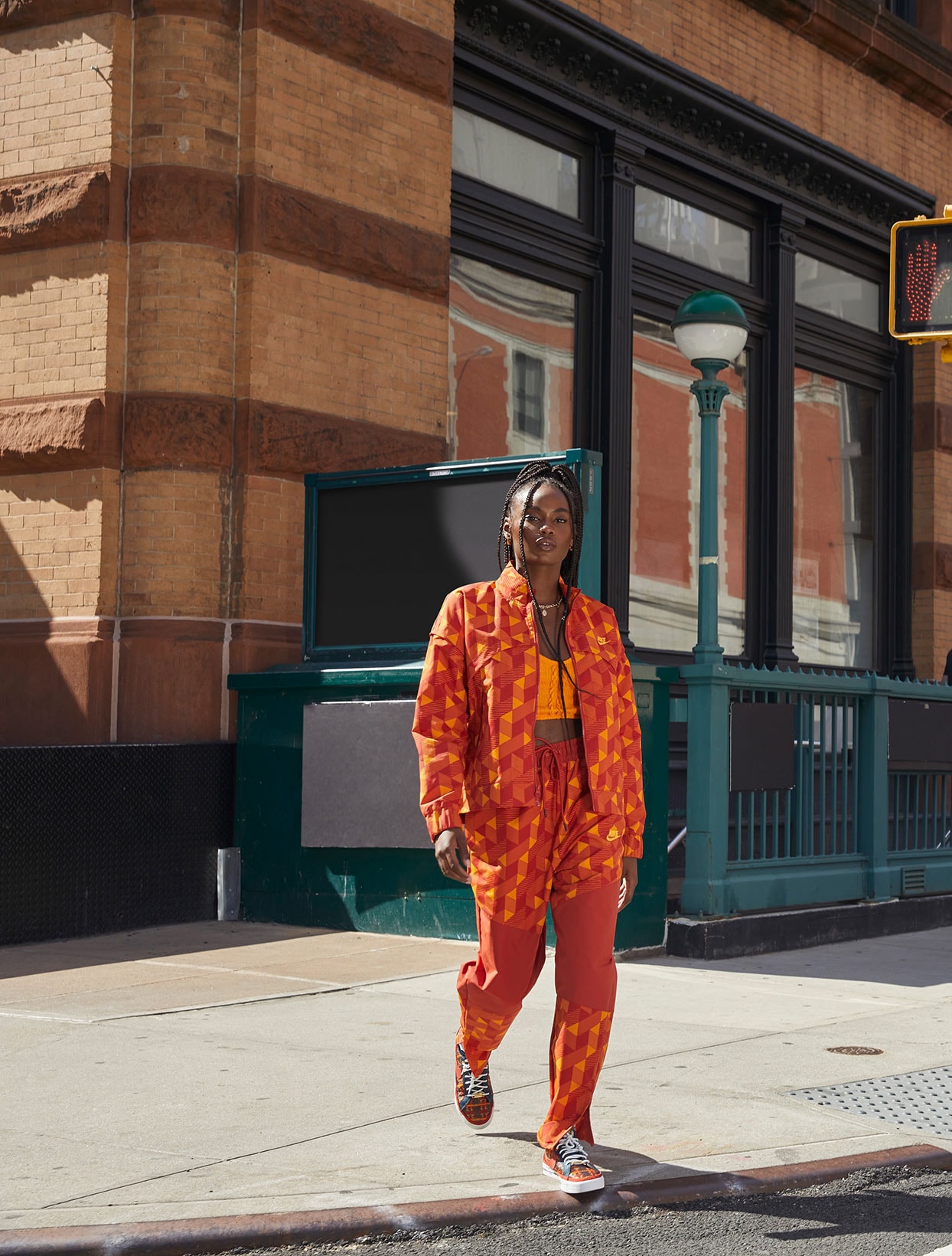 Nike Serena Williams Design Crew Collaboration NYC Streets Lifestyle Jacket Pants