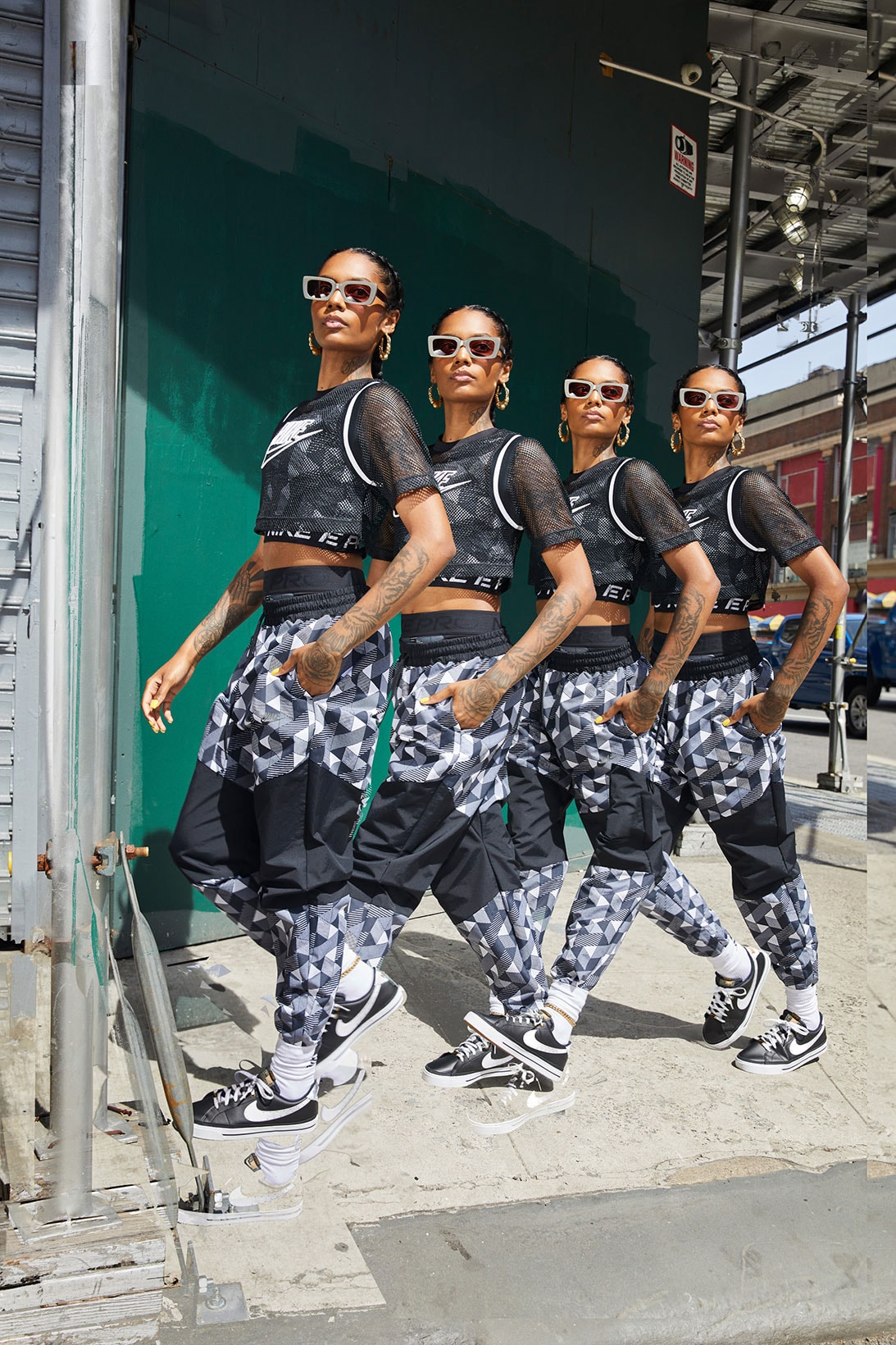 Nike Serena Williams Design Crew Collaboration Crop Top Pants