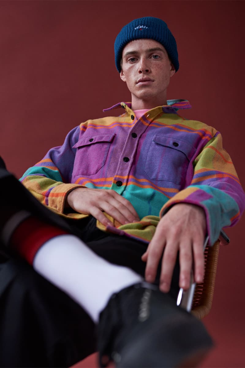 NOAH Fall/Winter 2021 FW21 Lookbook Colorblock Jacket