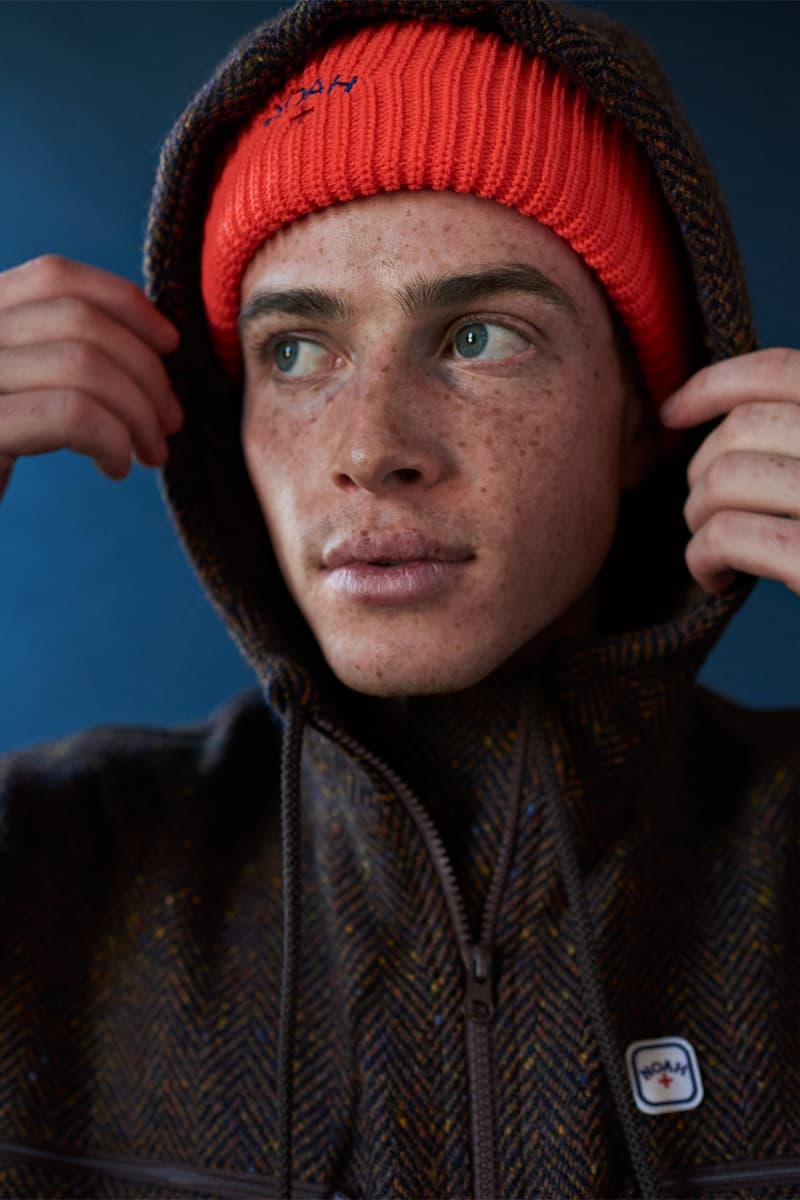 NOAH Fall/Winter 2021 FW21 Lookbook Beanie Logo Hoodie