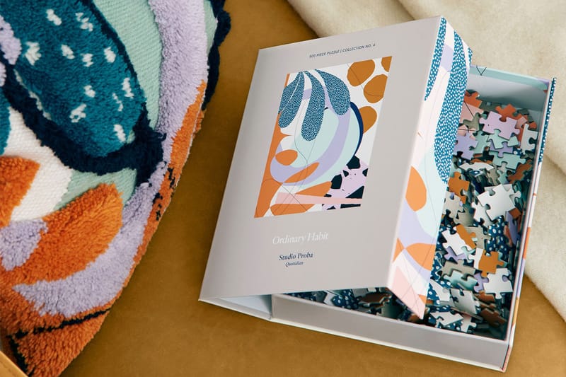 Ordinary Habit x Studio Proba Debut Limited-Edition Puzzle and Cushion