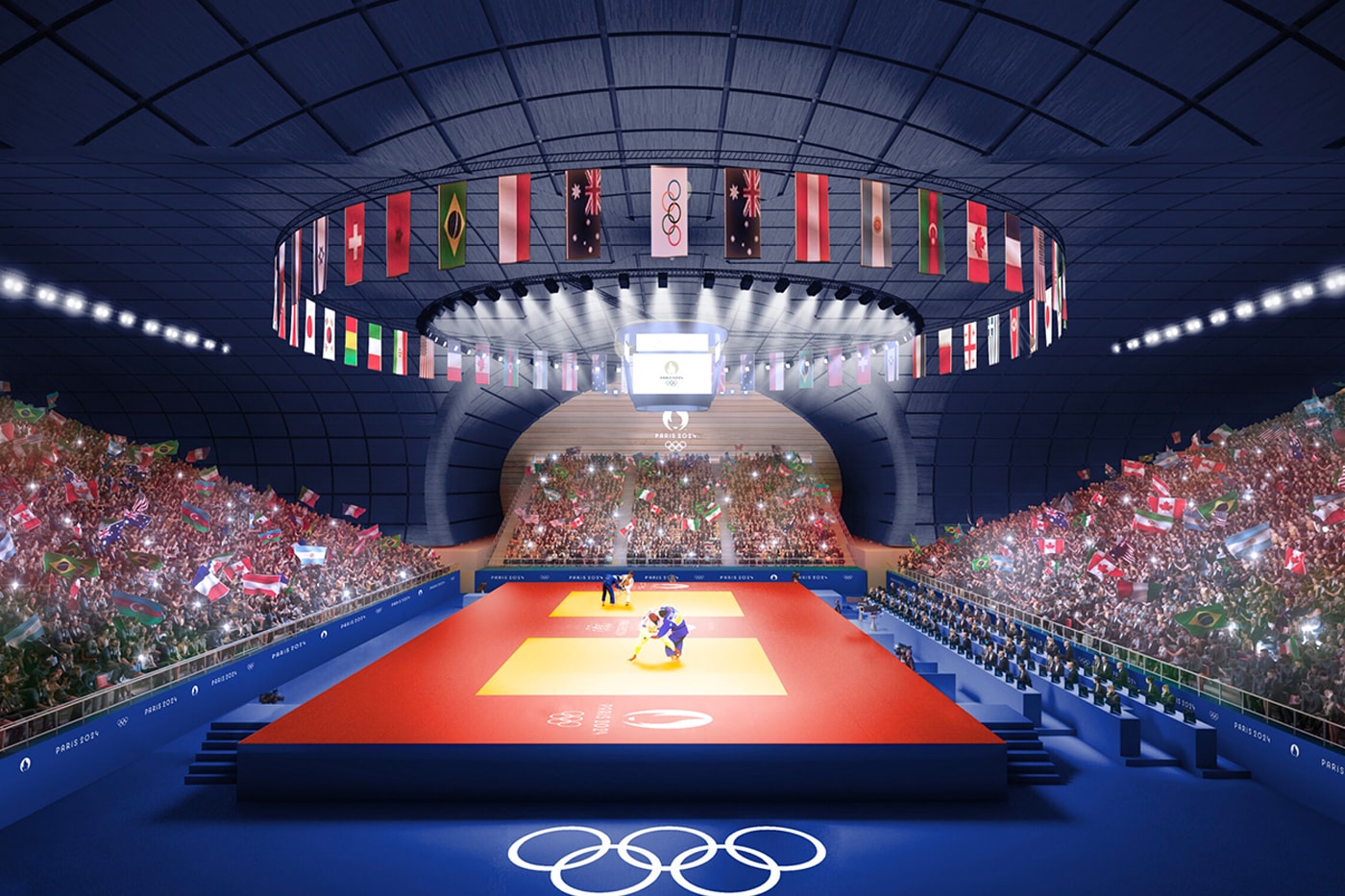 Paris 2024 Olympics Stadium Grand Palais Taekwondo