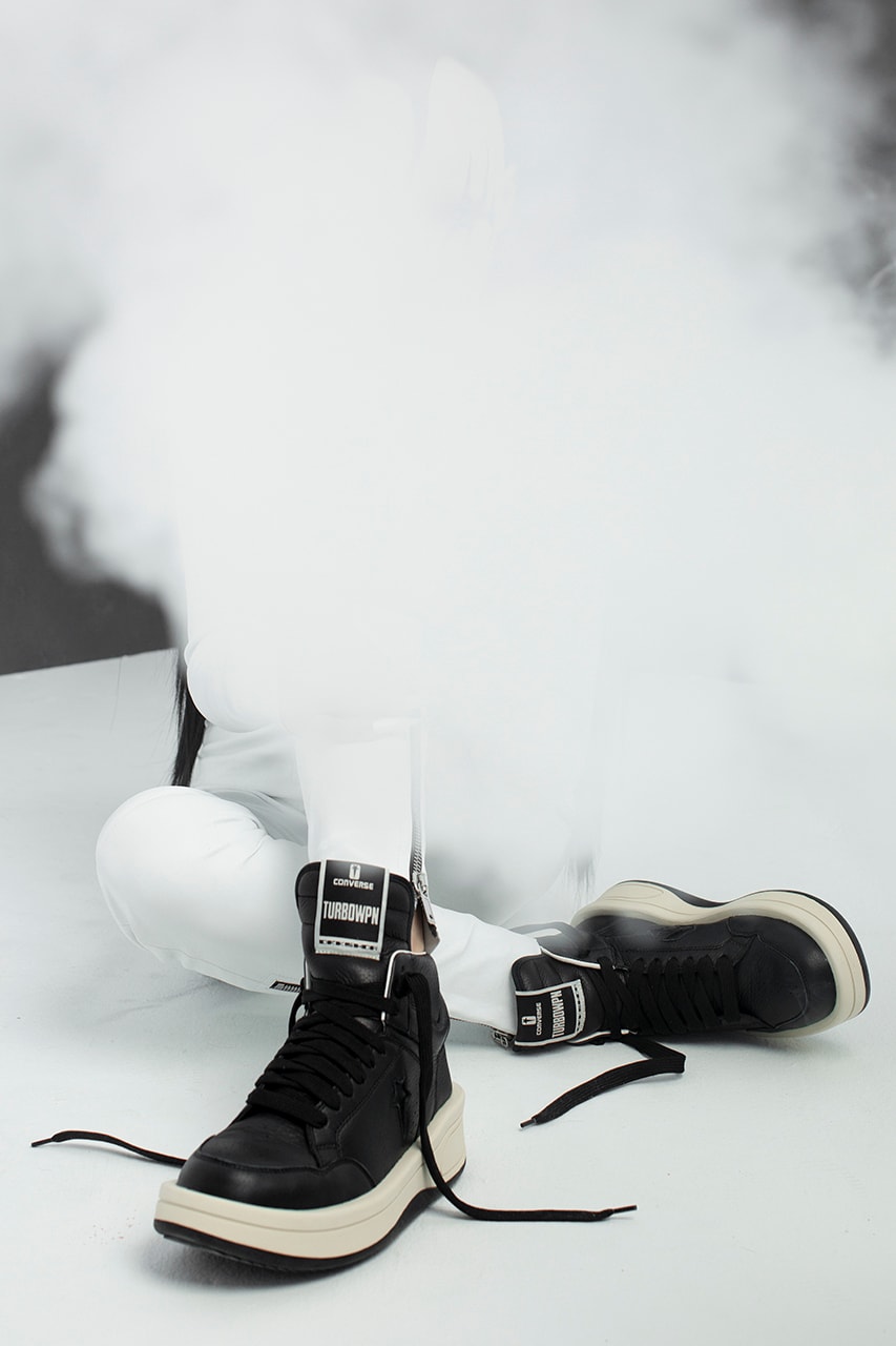 Rick Owens DRKSHDW Converse Weapon TURBOWPN Sneakers Black