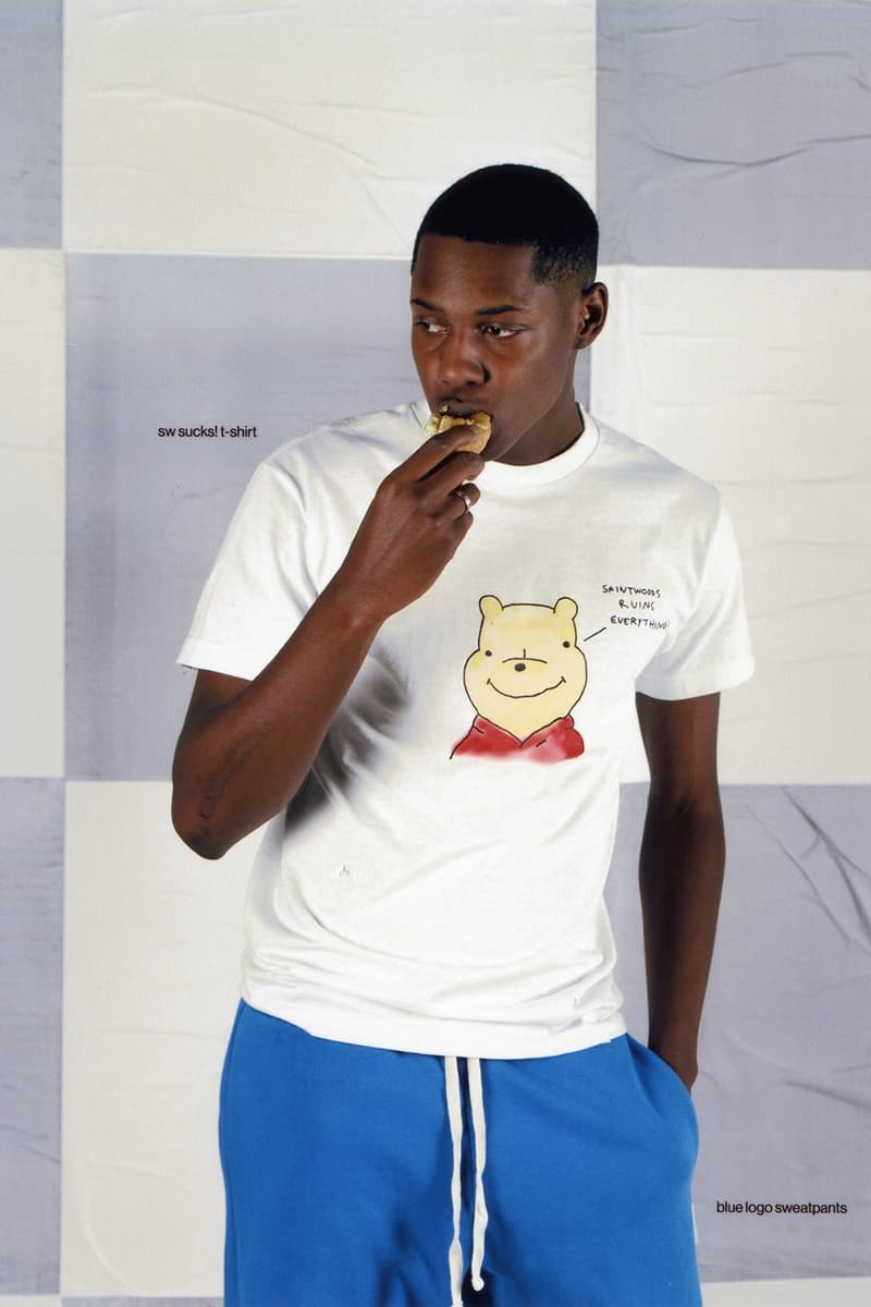 Saintwoods SW.013 SW013 Collection Lookbook Pop-Up Shop Montreal Canada Streetwear Brand Winnie The Pooh Ruins Everything T-Shirt