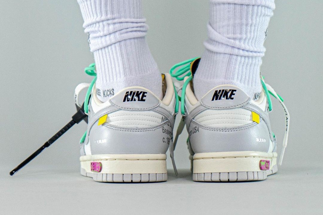 Sneaker #4 From the Off-White™ x Nike’s “The 50” on foot back view