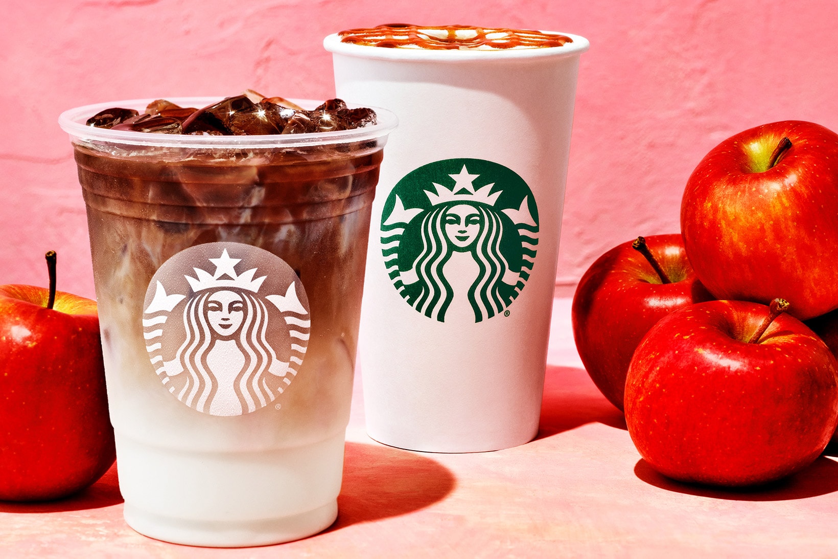 Starbucks Apple Crisp Macchiato Fall Flavor Iced Coffee Hot