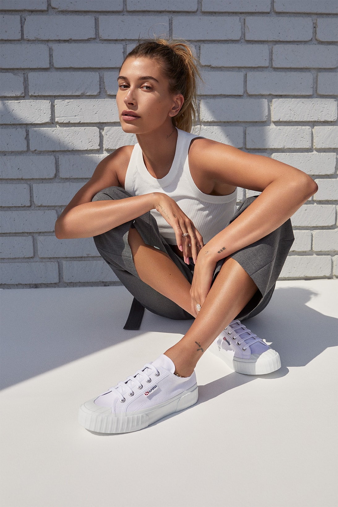 Superga Fall Winter 2021 FW21 Campaign Hailey Bieber Sneakers