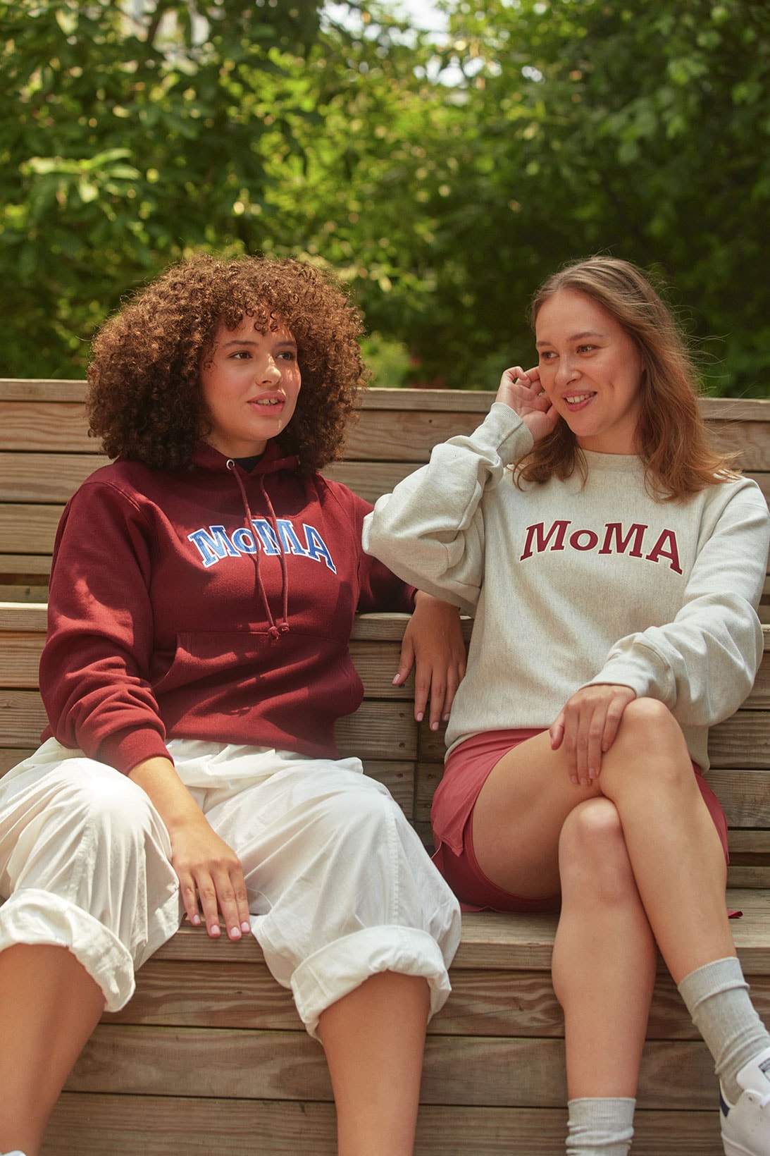 team moma logo crewneck sweater hoodie