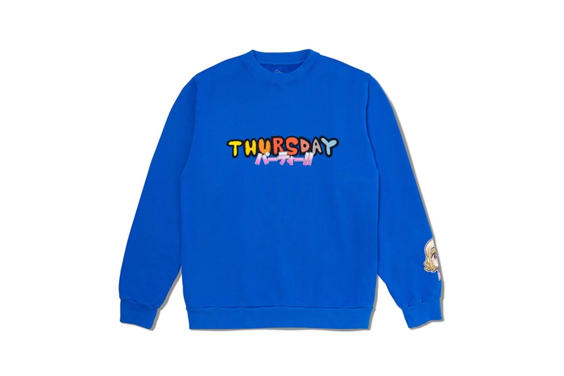 The Weeknd XO Thursday Mixtape Album Anime Merch Capsule Collection MR. Collaboration Artist crewneck sweater