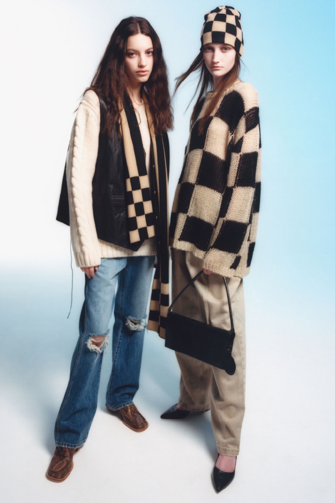 TheOpen Product Fall/Winter 2021 FW21 Korean Brand Beanie Sweater Knitwear Jeans