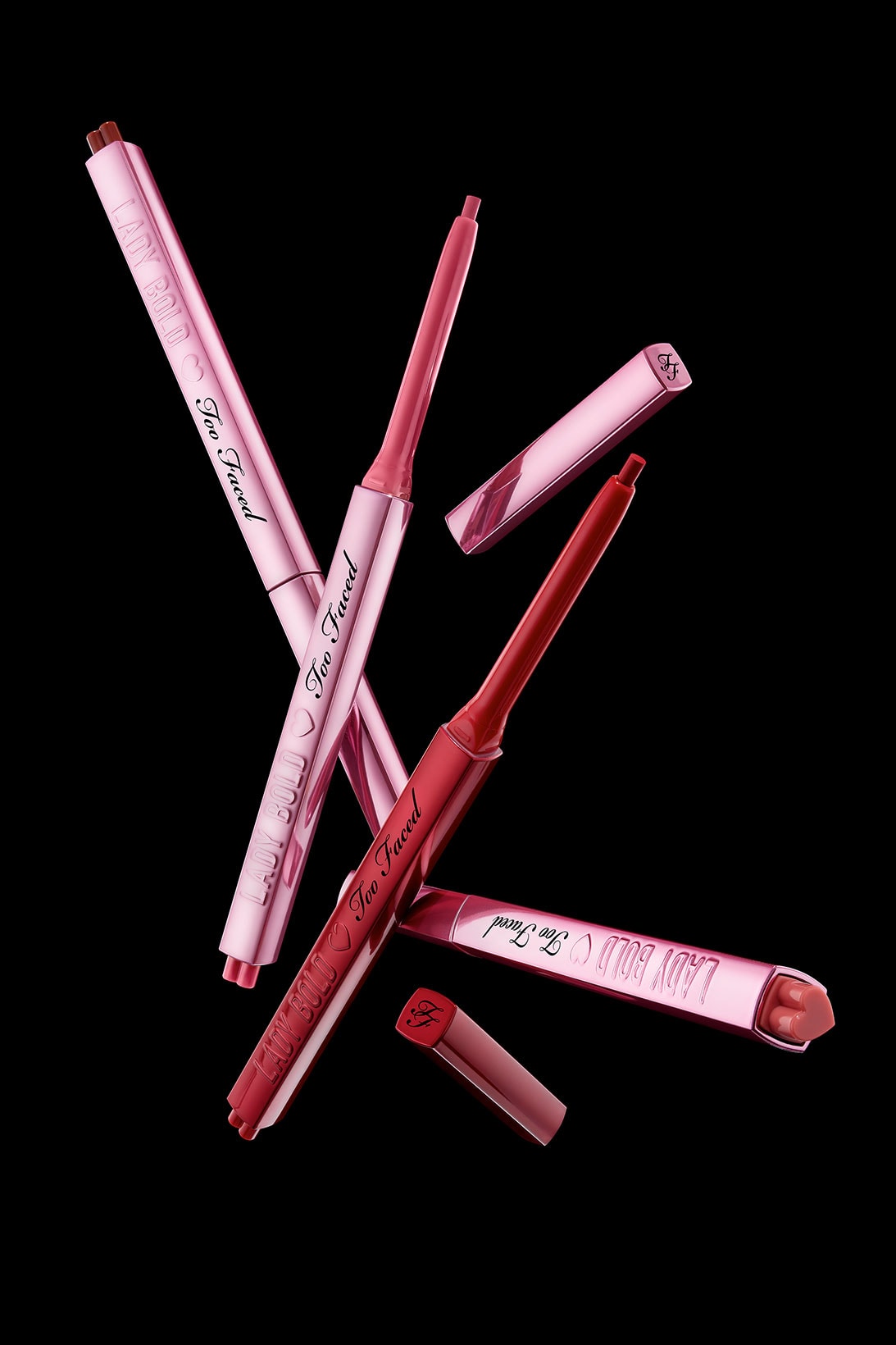 Too Faced Lady Bold Lip Collection Makeup Lip Liners Longwear Waterproof