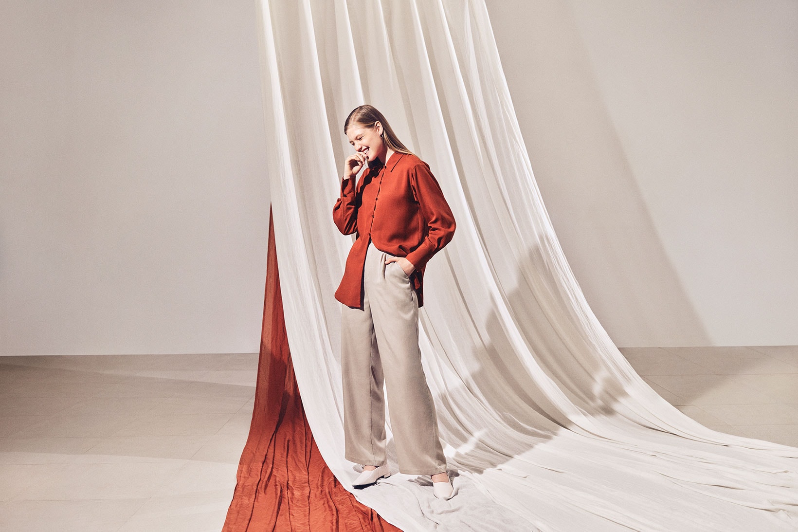 UNIQLO Hana Tajima Collaboration Shirt Trousers