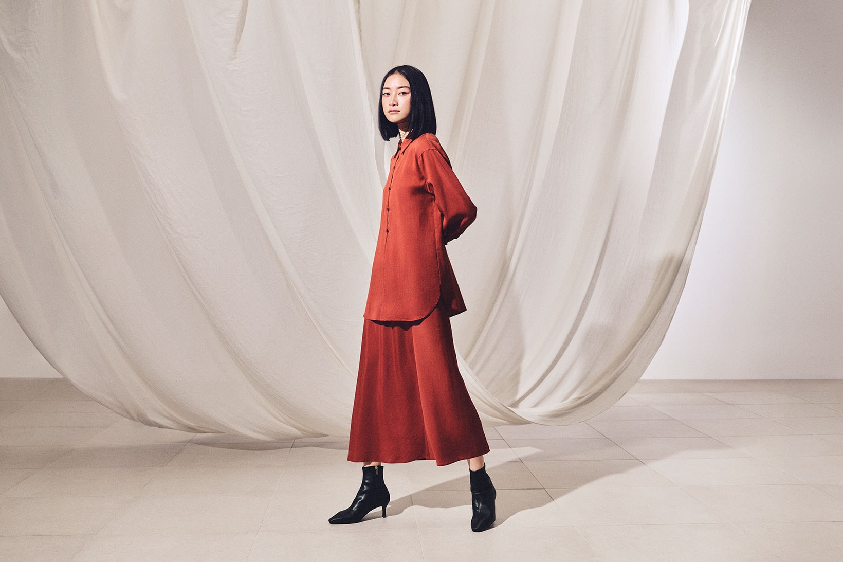 UNIQLO Hana Tajima Collaboration Shirt Skirt
