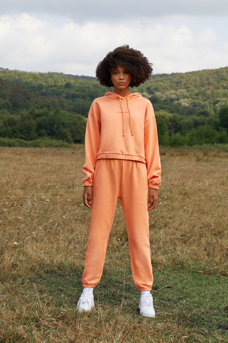 Les Benjamins' "Essentials 3.0" collection orange hoodie sweatpants