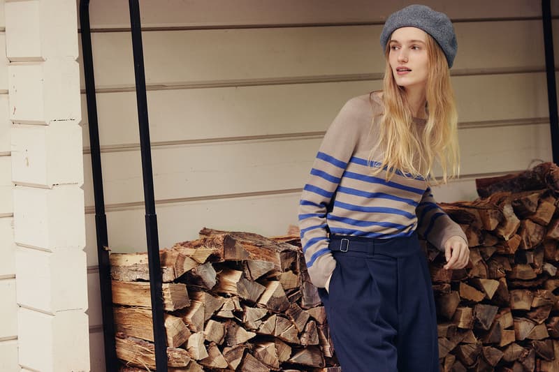 Ines de la Fressange x UNIQLO FW21 Collection berets knitwear pants