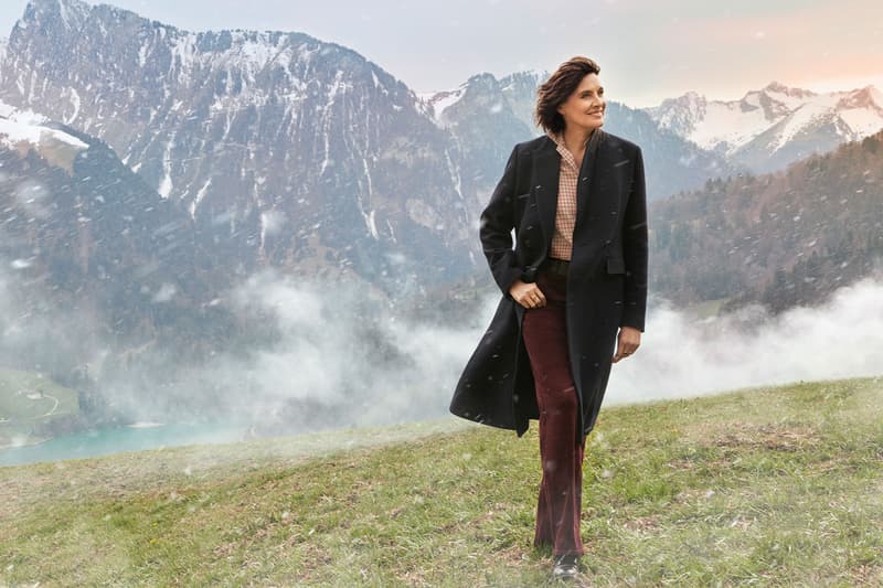 Ines de la Fressange x UNIQLO FW21 Collection outerwear knitwear pants mountains