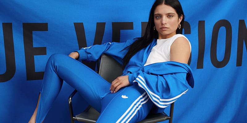 adidas originals blue tracksuit