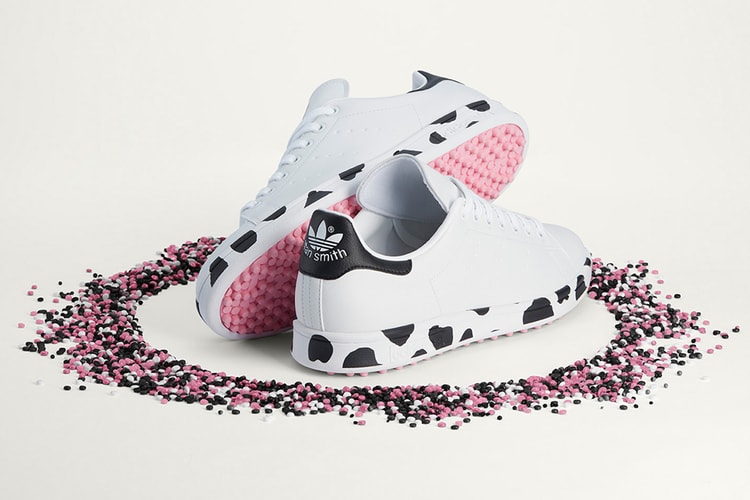 Adidas Wraps Stan Smith Golf Shoe in Cow Print