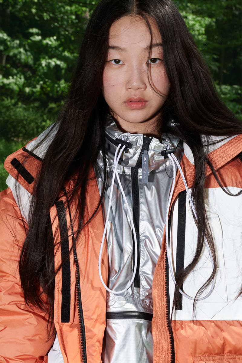 adidas x stella McCartney earth explorer sleeping bag puffer jacket Audrey Nuna