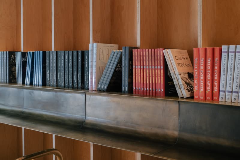 Aesop In-Store queer library london bookshelves