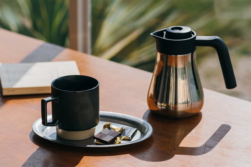 BALMUDA The Brew Drip Coffee Mug Sunlight Table