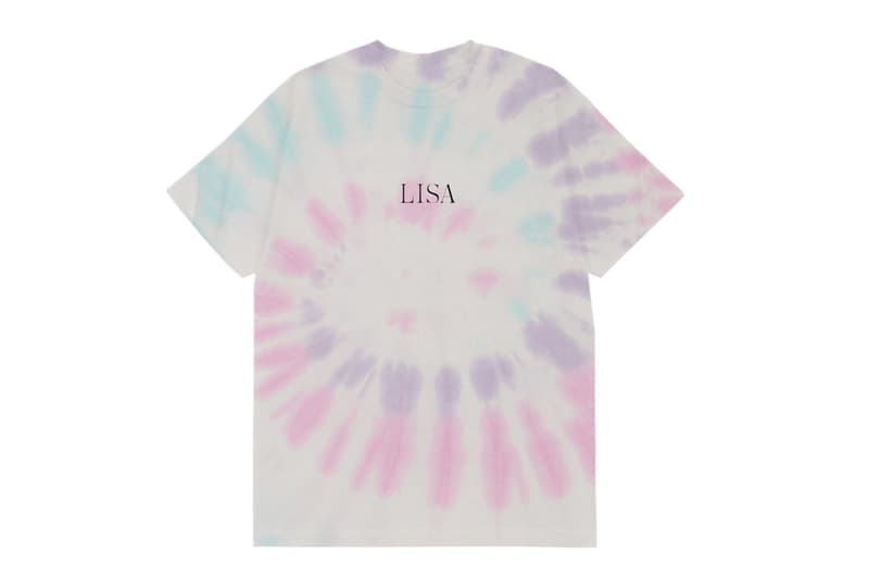 BLACKPINK Lisa Solo Album LALISA Merch Tie Dye T-shirt