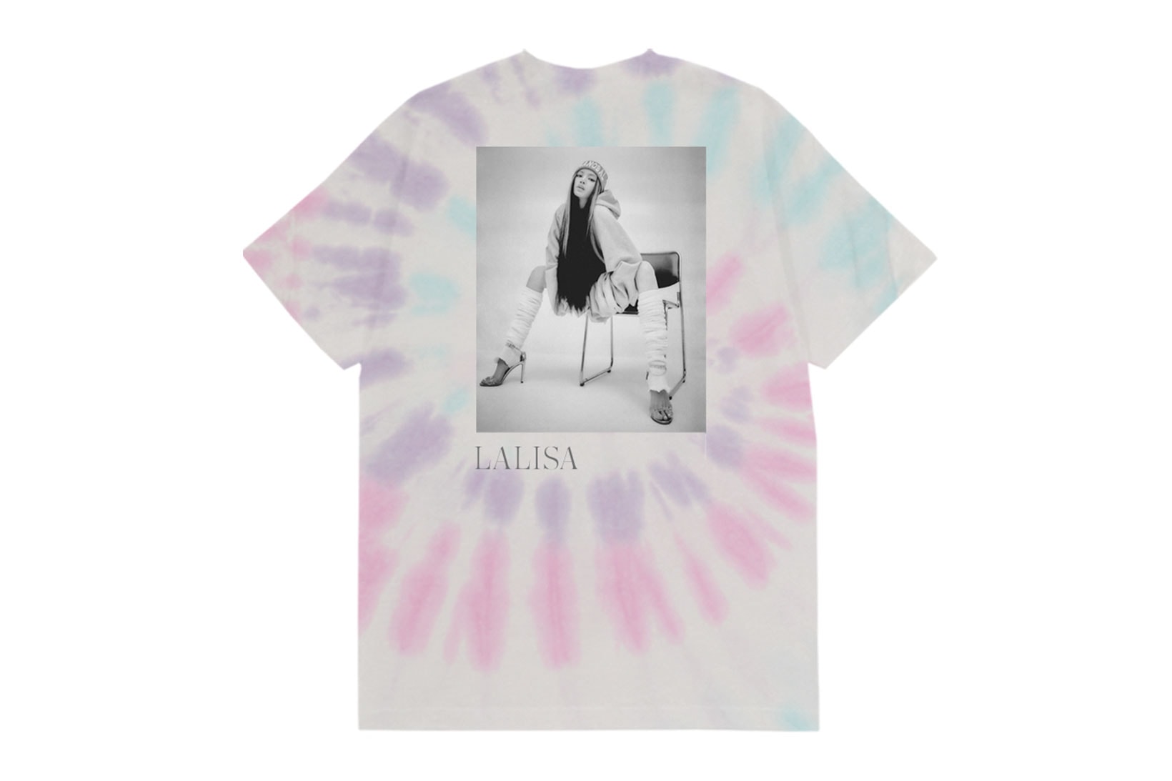BLACKPINK Lisa Solo Album LALISA Merch Tie-dye T-shirt