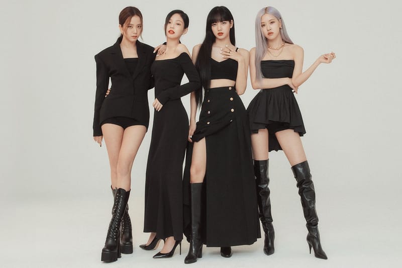 blackpink knee high boots