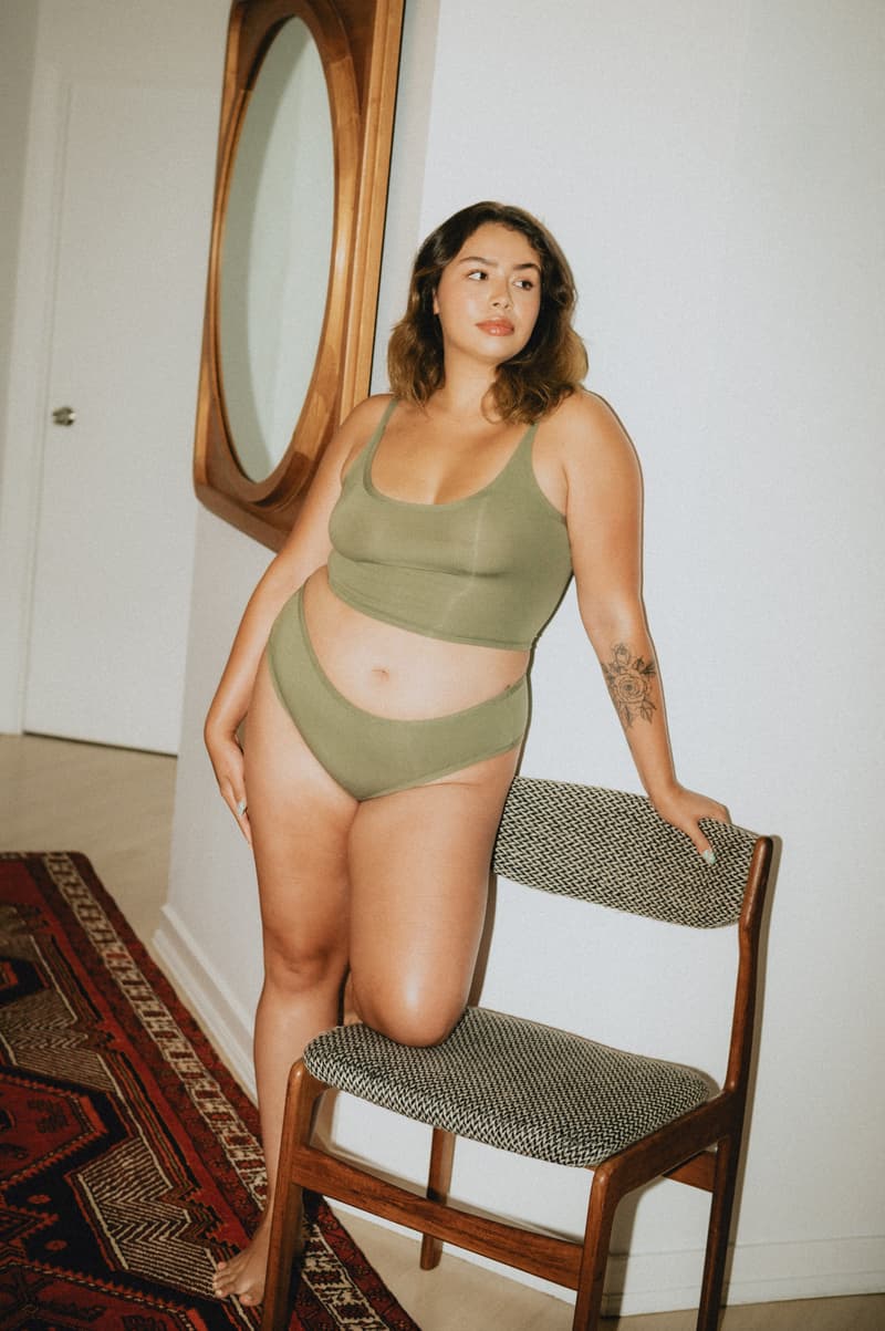 MARY YOUNG FW21 Collection sage tank and panties