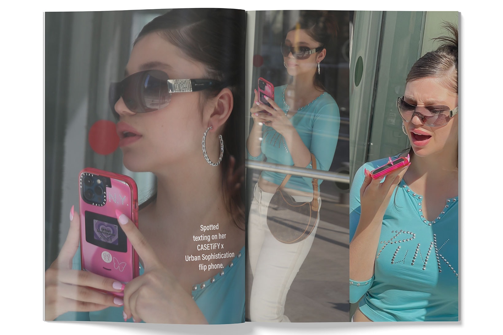 Casetify Urban Sophistication Phone Accessories Collaboration Magazine Flip Phone Y2K 2000s