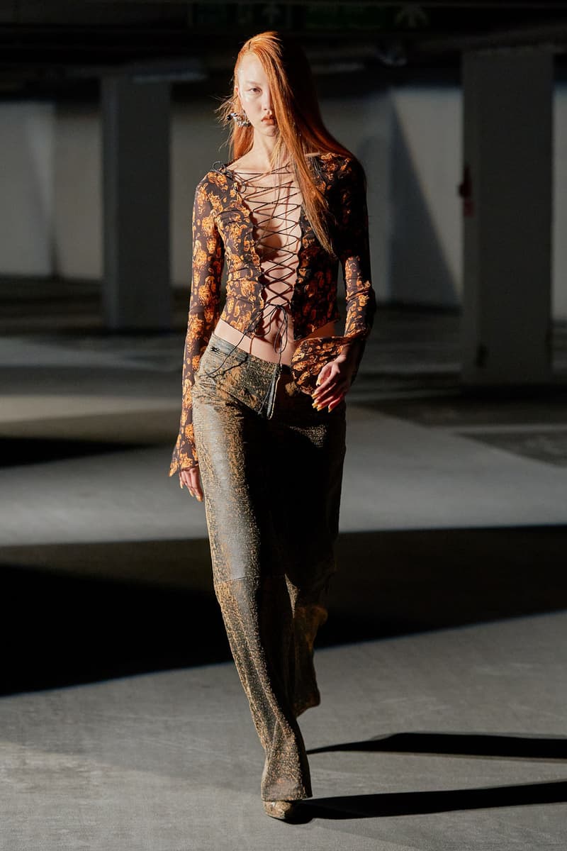 Charlotte Knowles KNWLS Spring Summer 2022 Collection lace up top