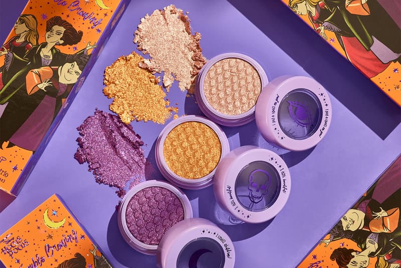 colourpop disney hocus pocus coven crew collaboration eyeshadow