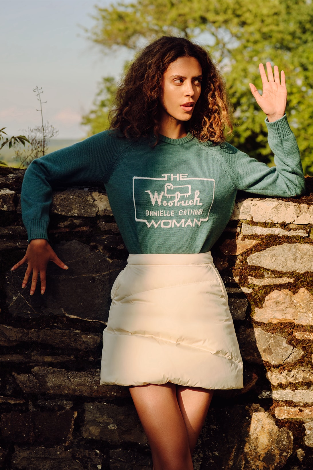 Daniëlle Cathari The Woolrich Woman Fall Winter 2021 FW21 Collection Outerwear Sweater Skirt