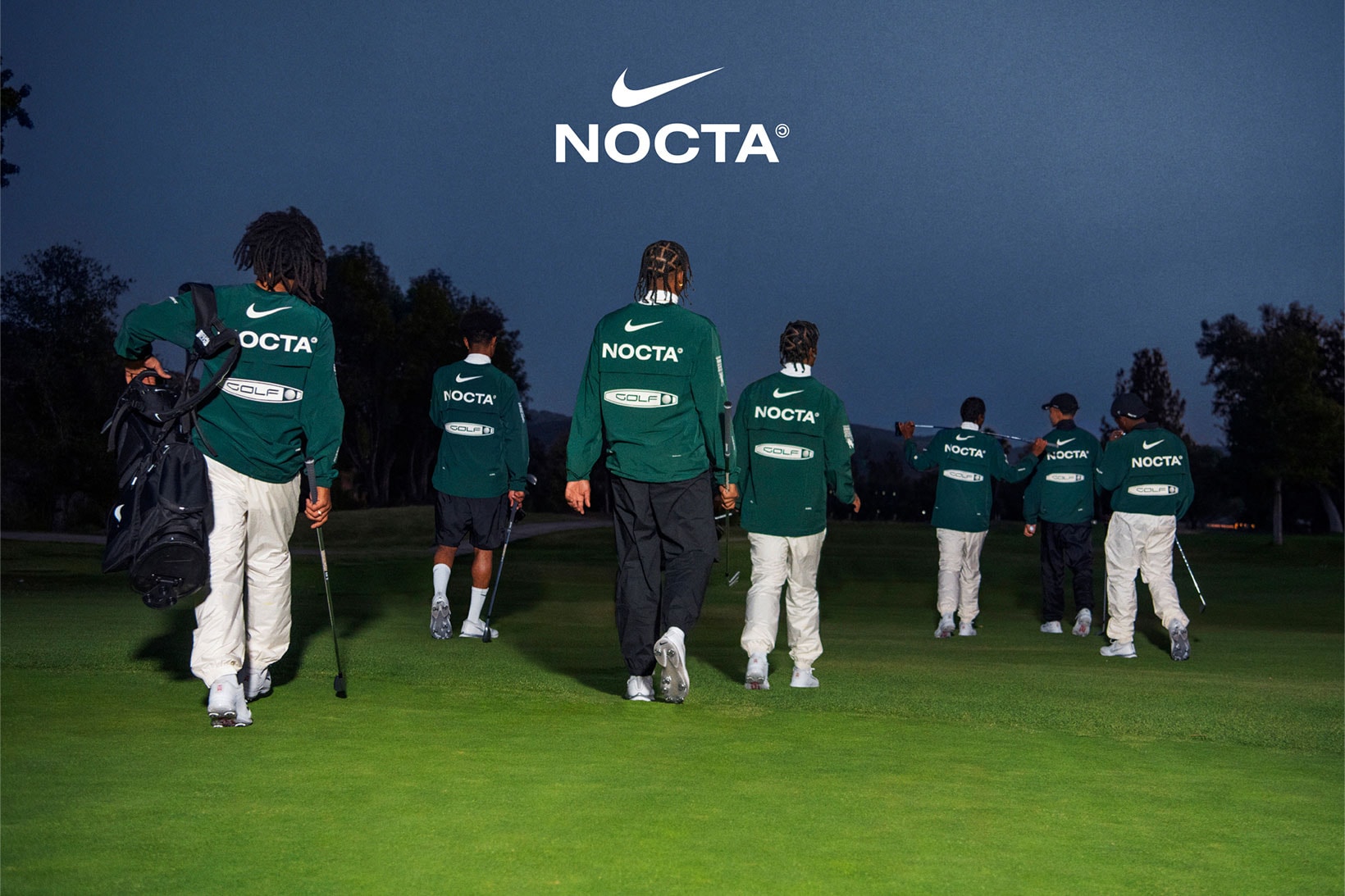 Drake NOCTA Nike Golf Collection Fairway Jumper Logo