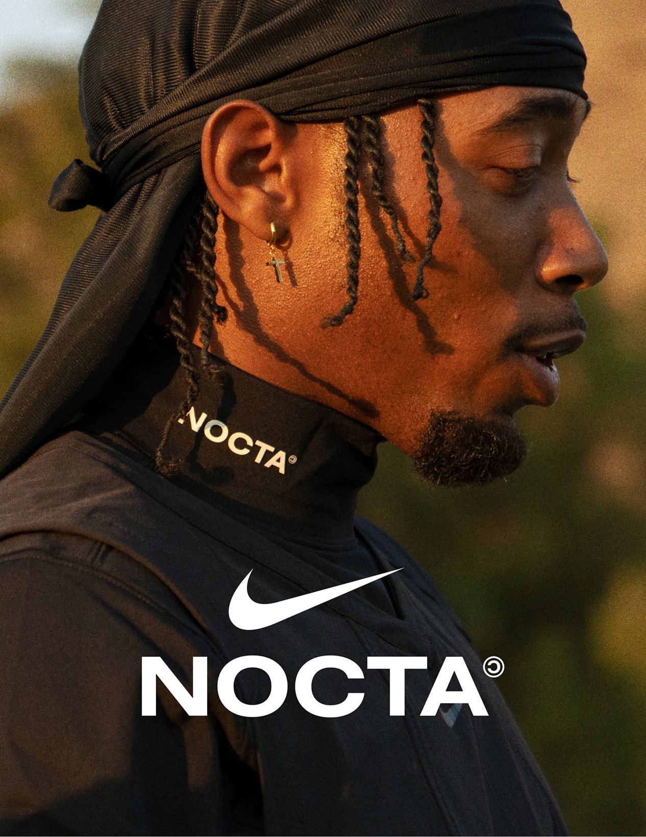 Drake NOCTA Nike Golf Collection Collar logo
