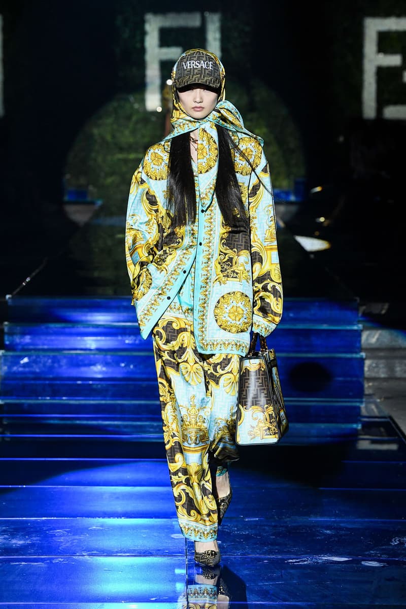 Fendi Versace Fendace Collaboration Kim Jones Silvia Venturini Donatella Milan Fashion Week Runway