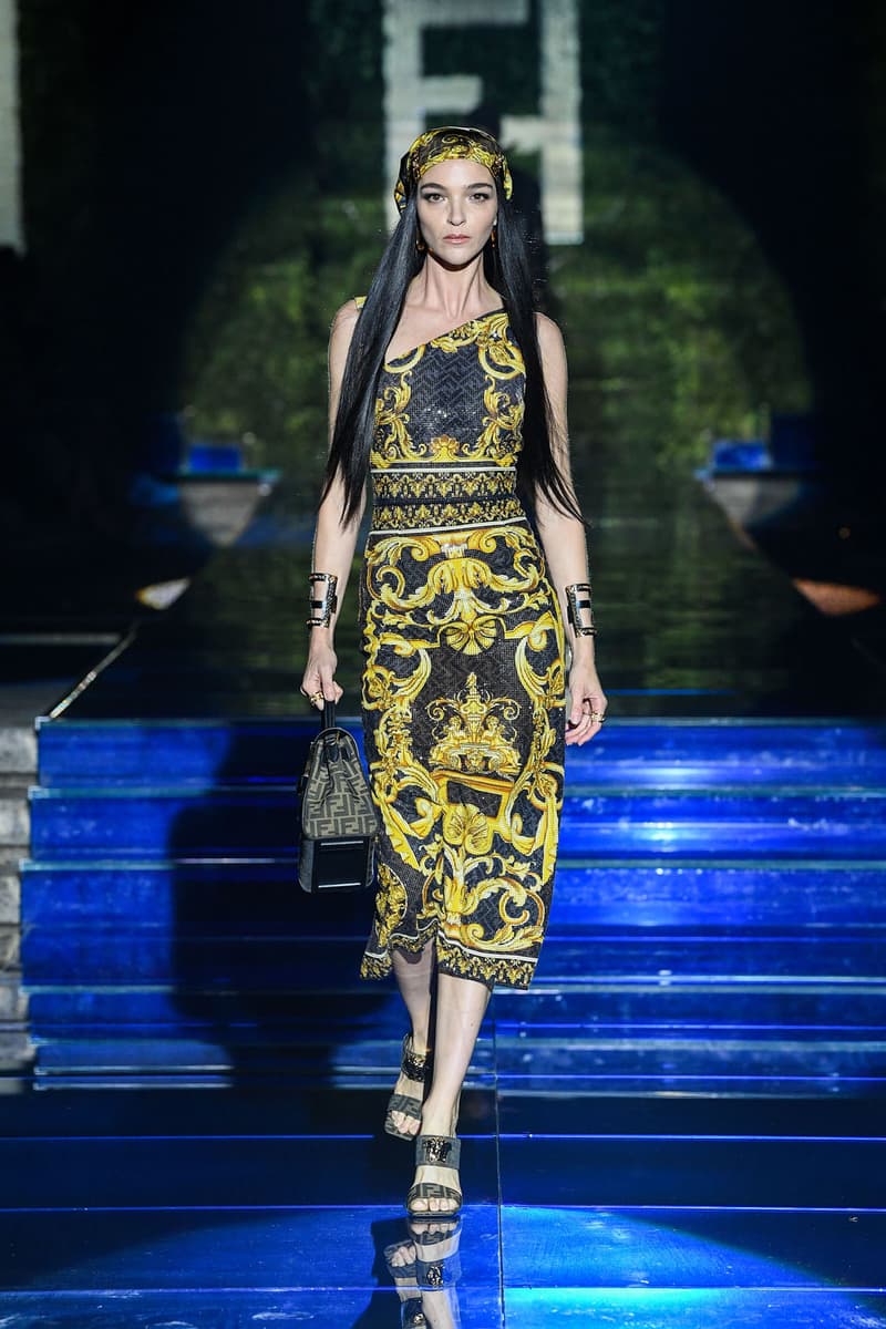 Fendi Versace Fendace Collaboration Kim Jones Silvia Venturini Donatella Milan Fashion Week Runway