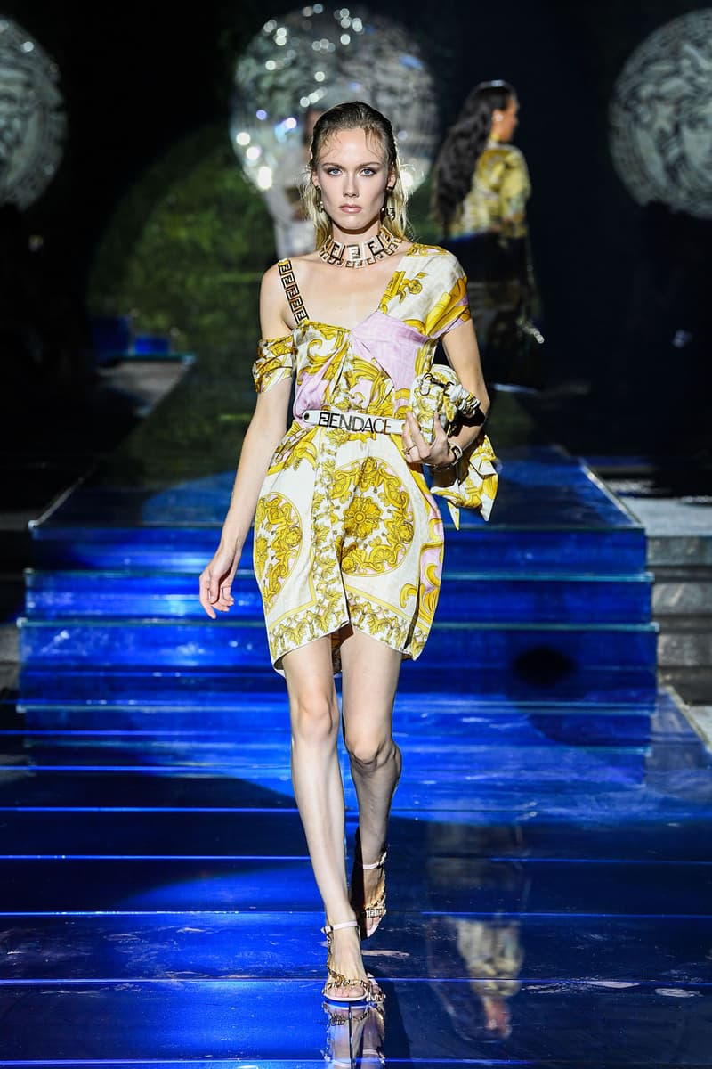 Fendi Versace Fendace Collaboration Kim Jones Silvia Venturini Donatella Milan Fashion Week Runway