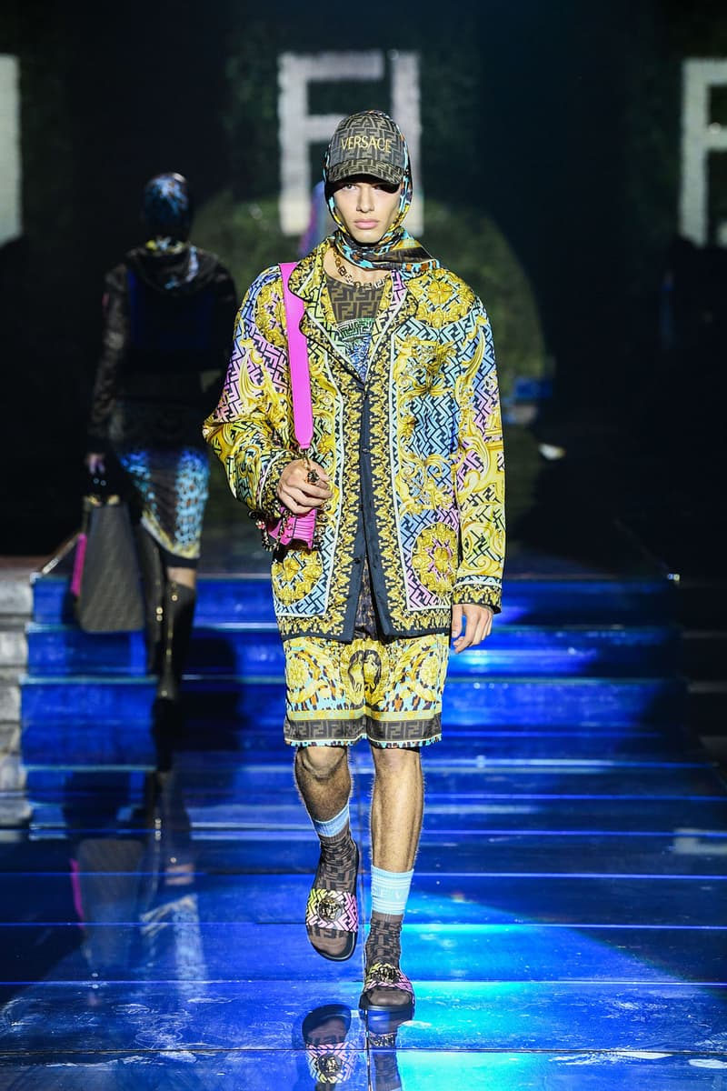 Fendi Versace Fendace Collaboration Kim Jones Silvia Venturini Donatella Milan Fashion Week Runway