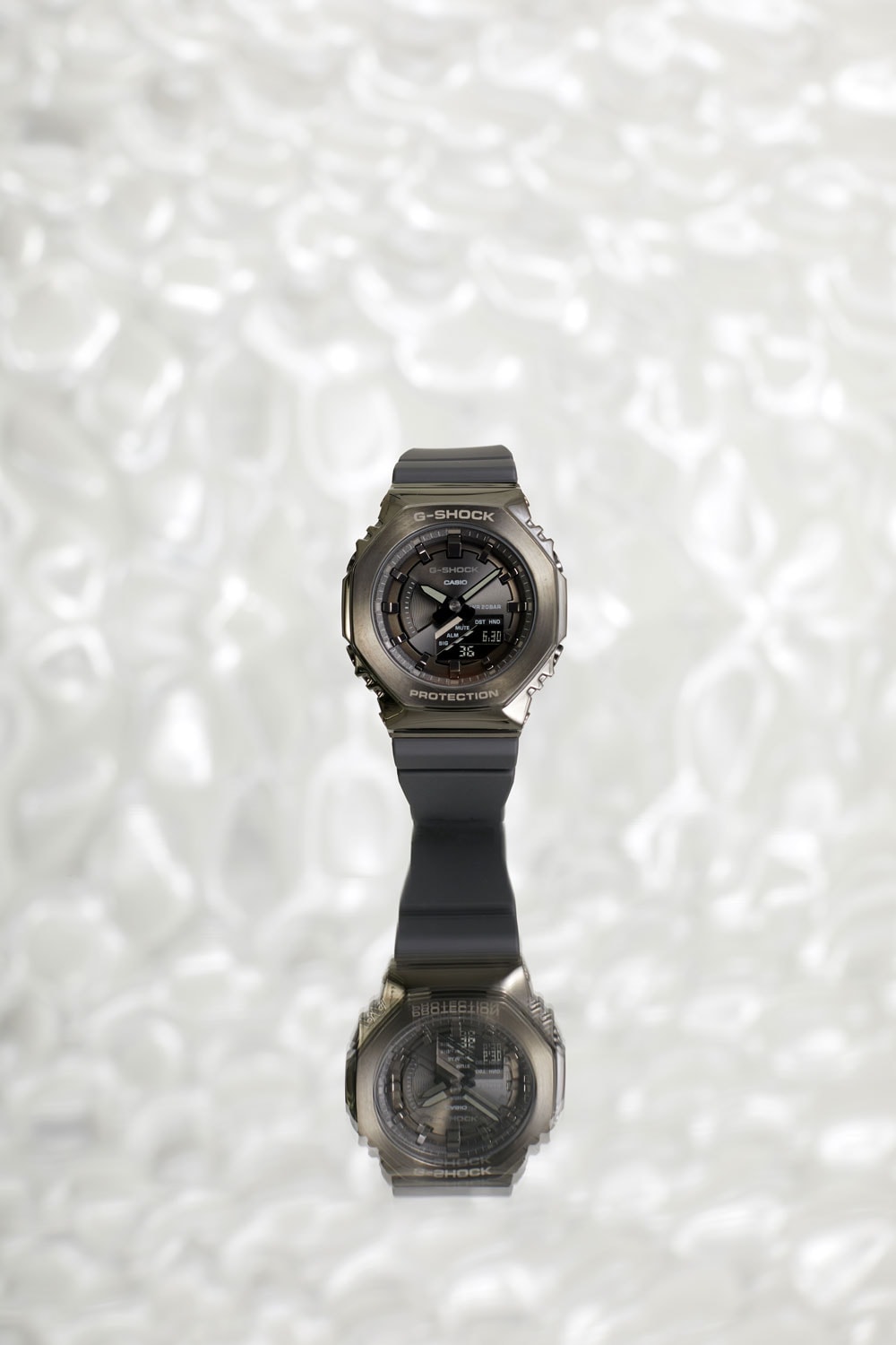 g-shock gms2100 series watch timepiece analogue octagonal metal watch stainless steel 