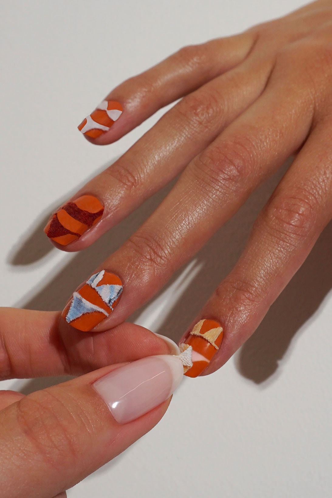 GELCARE FW21 Nail Polish Manicure Orange LEather Gab BOis