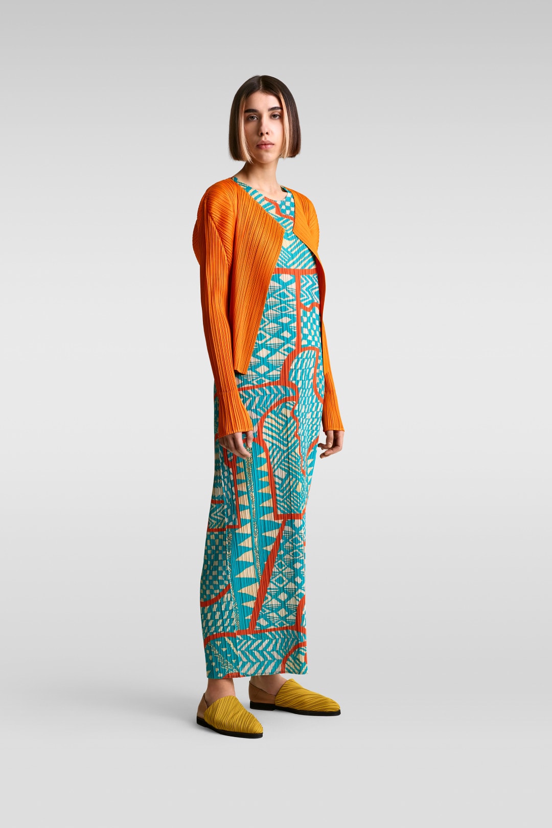 issey miyake new pleats please collection colorful pieces silhouettes cheers series monthly colors series sunset series pants dresses tops tunics